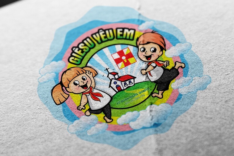 Logo Sinh nhật lần thứ VI Thiếu nhi thánh thể Maria Goretti Lãng Vân