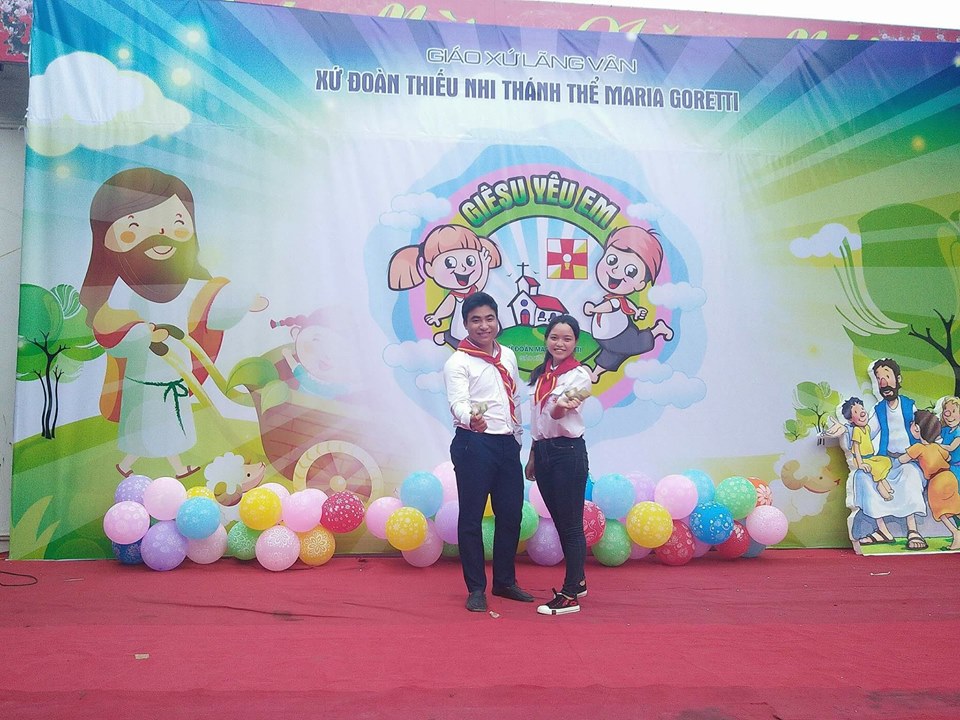 Phông sân khấu Sinh nhật xứ đoàn TNTT