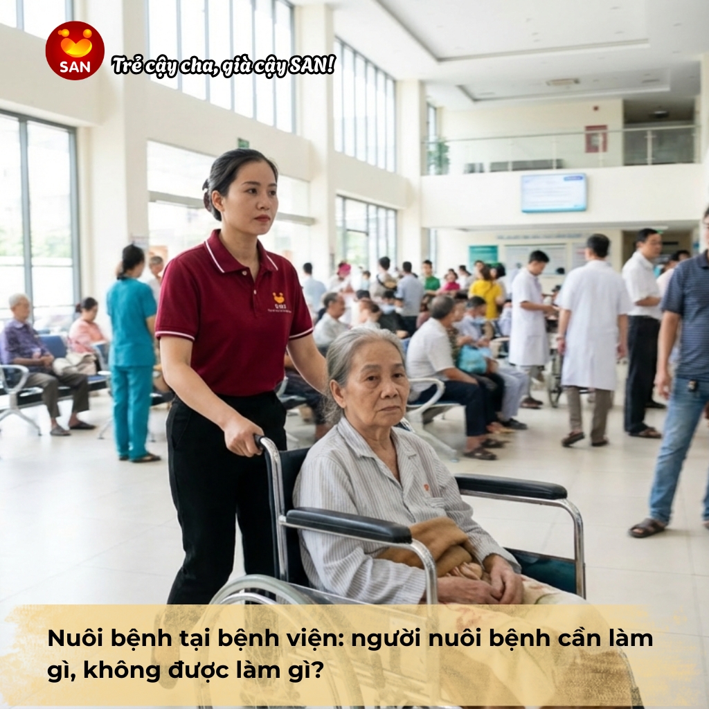 nuôi bệnh tại bệnh viện