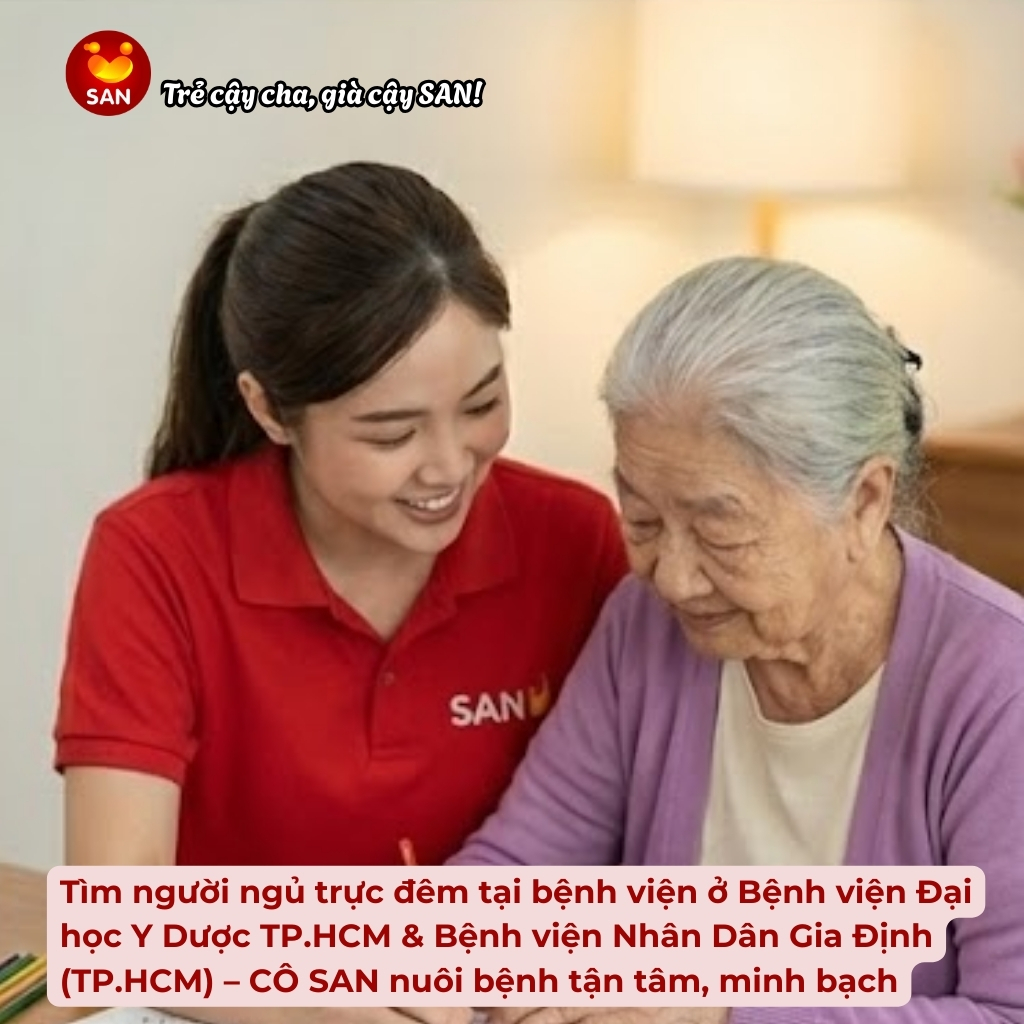 tìm người ngủ trực đêm tại bệnh viện